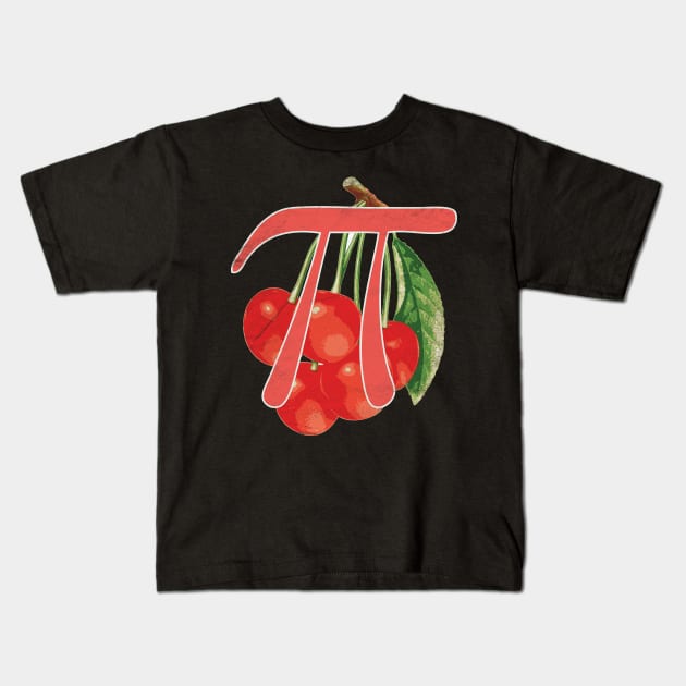 Pi Day Math Cherry Men Women Kids T-shirt Kids T-Shirt by MalarkeyPie